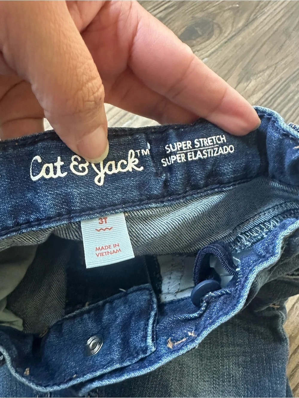 Old Navy Cat & Jack Blue Kids Denim Jeans 2 Pack Size 3t bundle Straight Leg